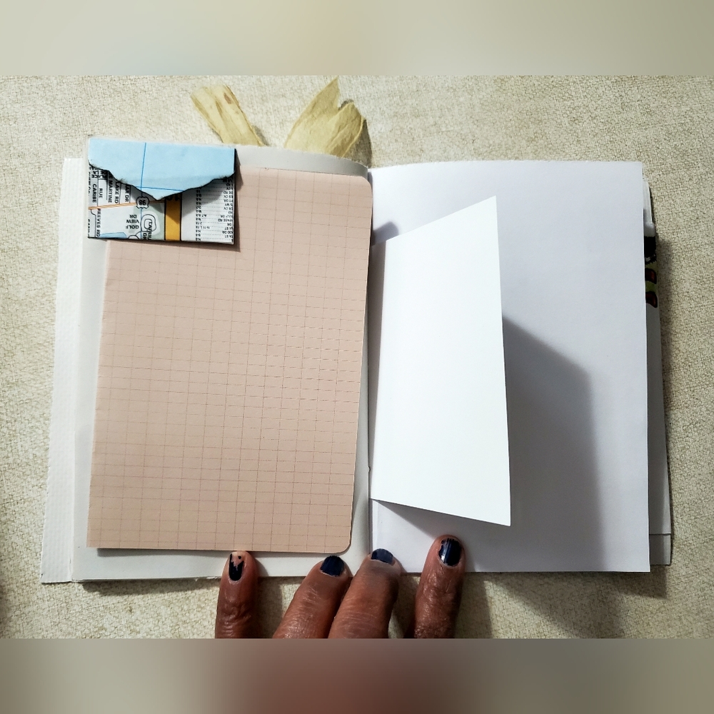 🙏 HAND CRAFTED Junk journal writing note paper, pockets, cards, ephemera - Picture 12 of 17